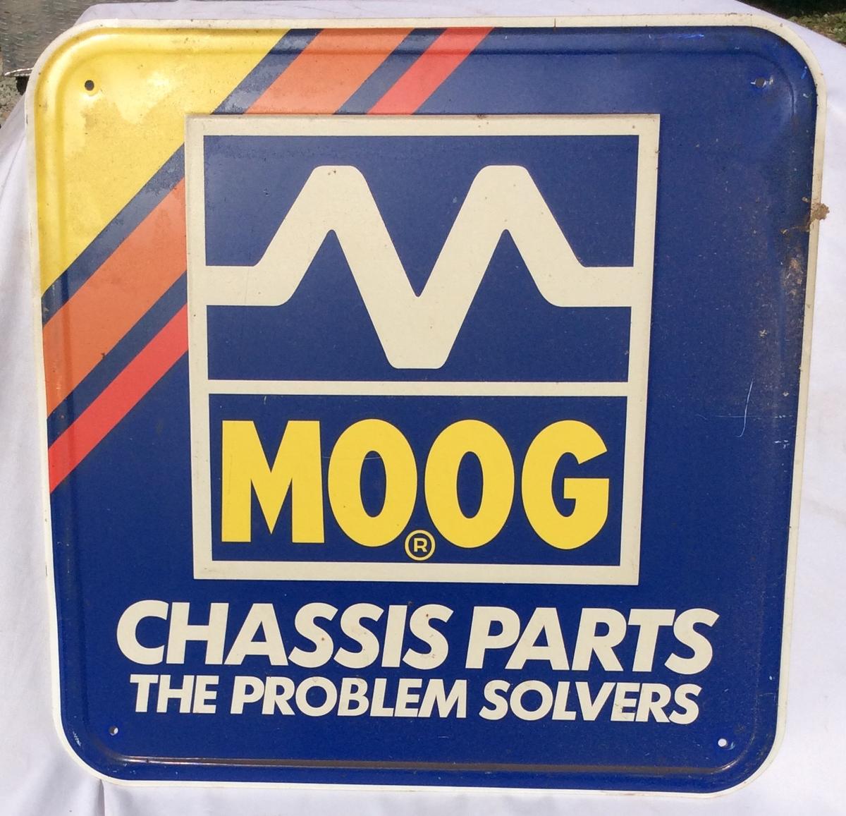 MOOG Chassis Parts Advertising Sign