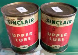 Sinclair Upper Lube Cans Full