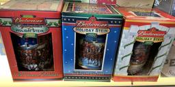 Budweiser Holiday Stein Assortment