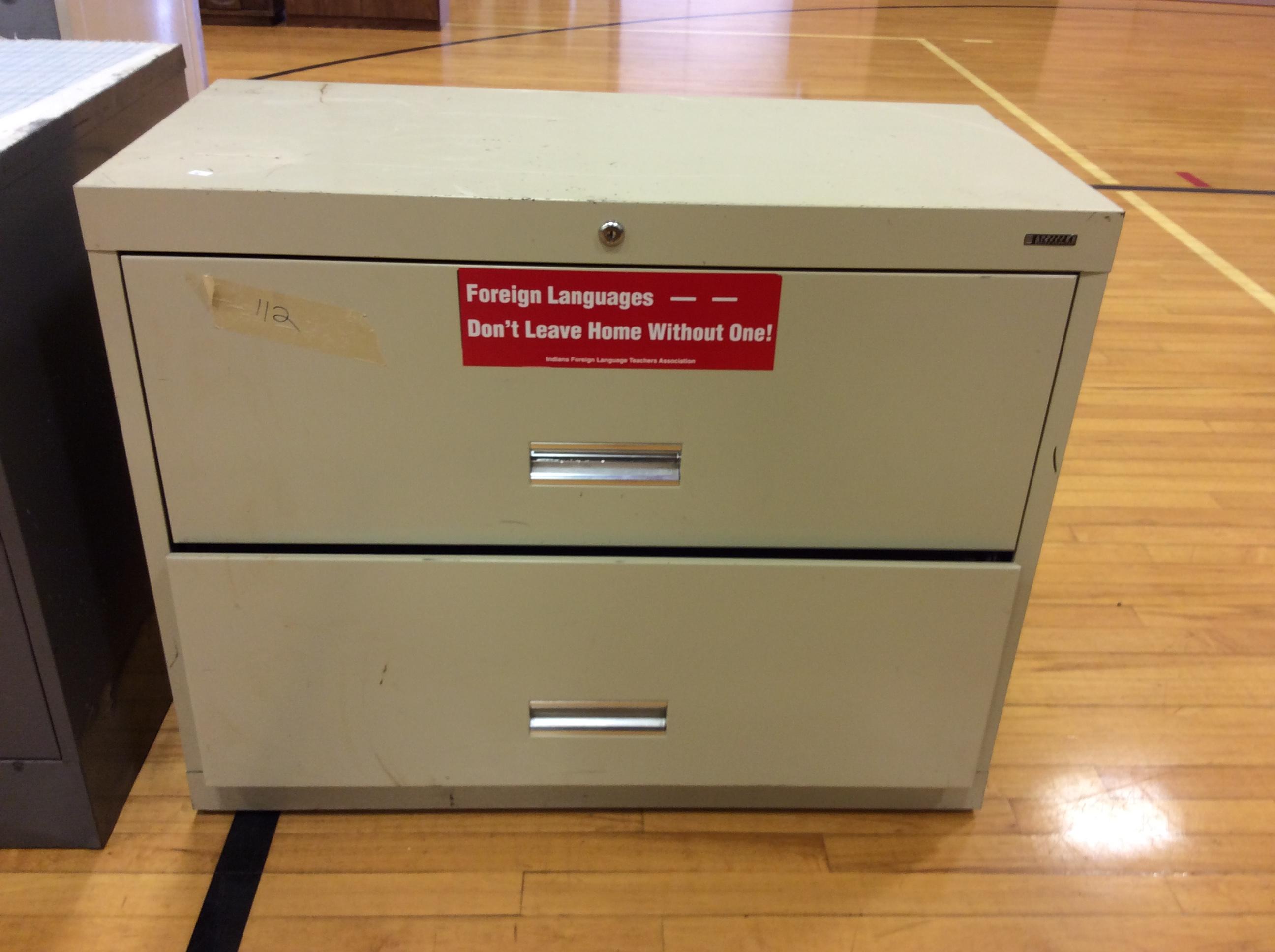 2 Drawer File Cabinet