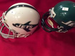 Riddell Mini Helmets 3 5/8" NFL Jets set of 4