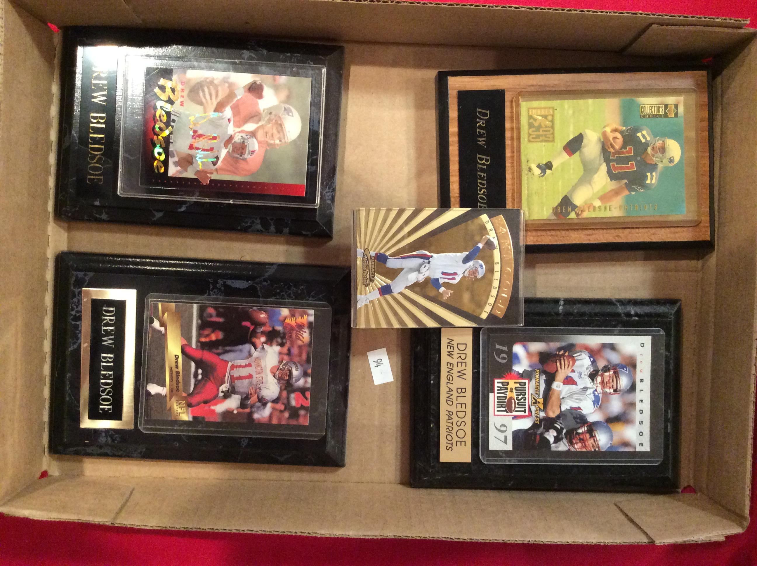 Assortment of Drew Bledsoe Collector Cards