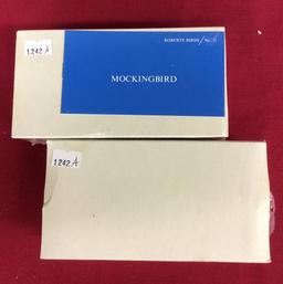 (3) 1973 Robert Birds Collection Medals, Proof Quality Sterling Silver From