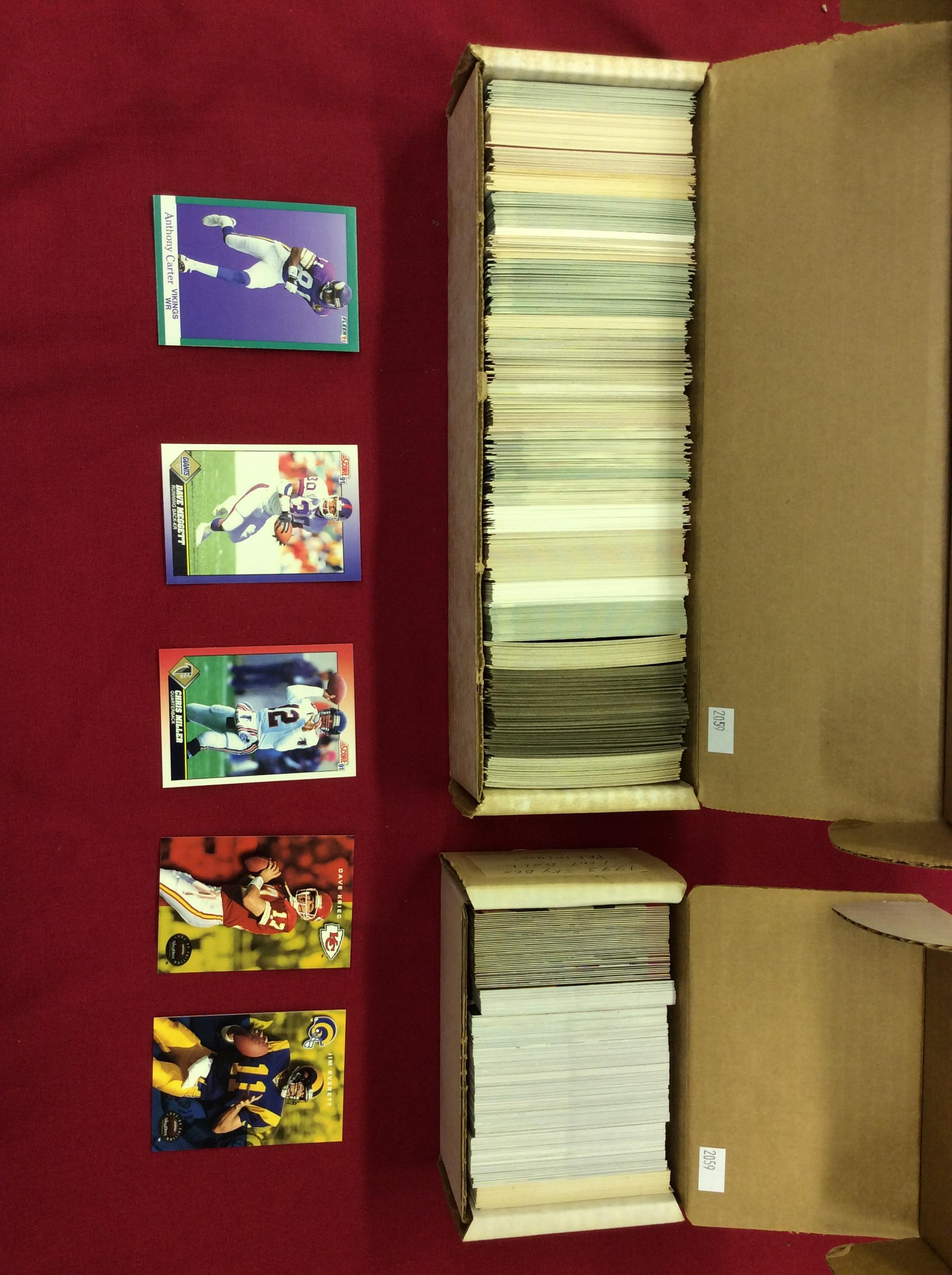 2 Boxes of Football Collector Cards