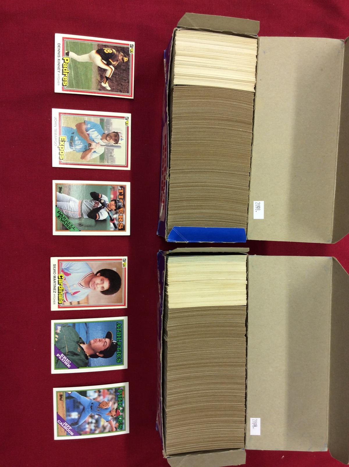2 Boxes of Baseball Collector Cards (500+ count)