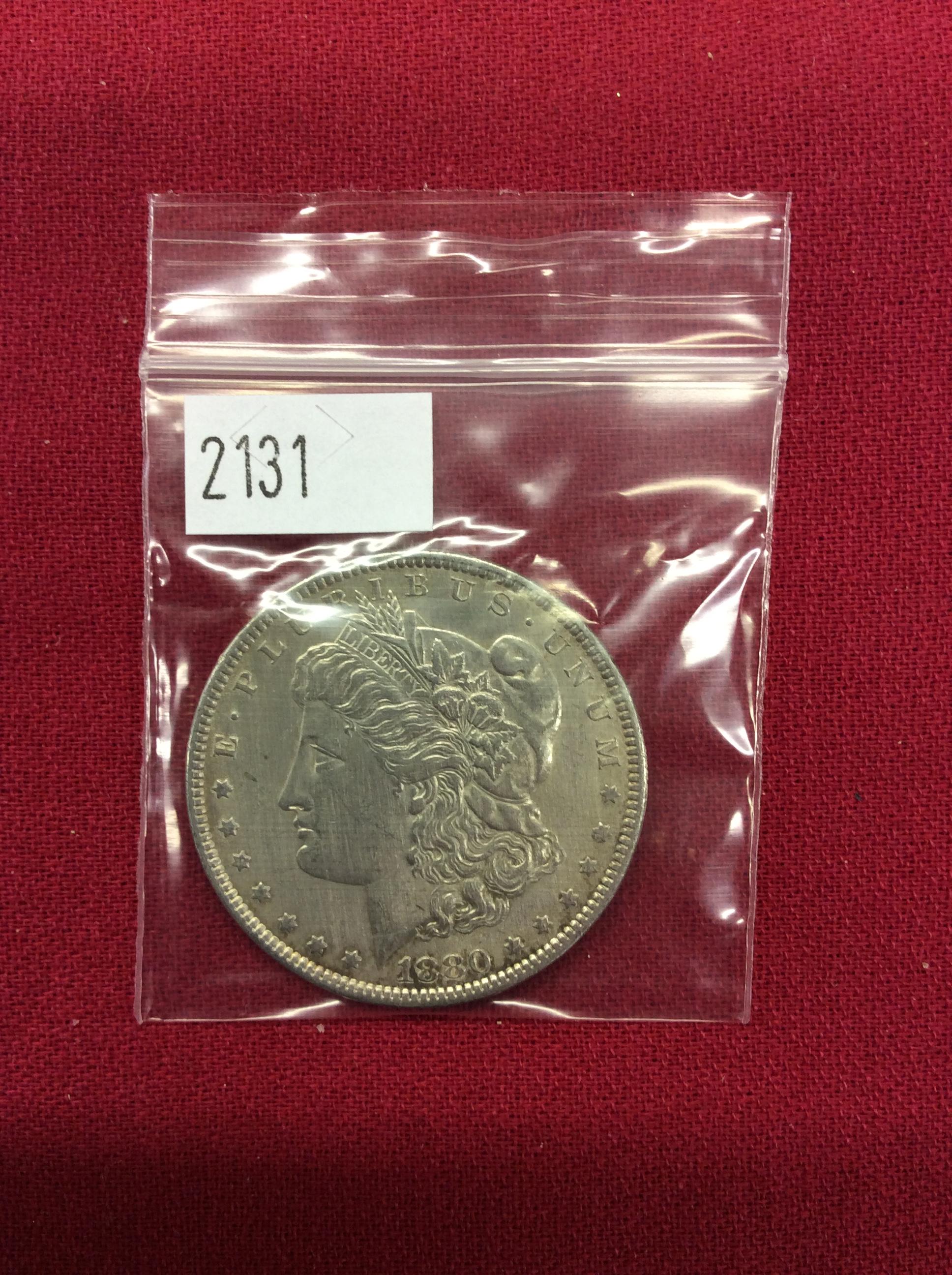1880 Morgan Silver Dollar