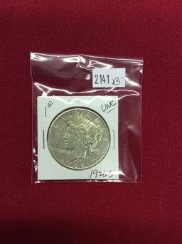 1926-S Peace Dollar, UNC