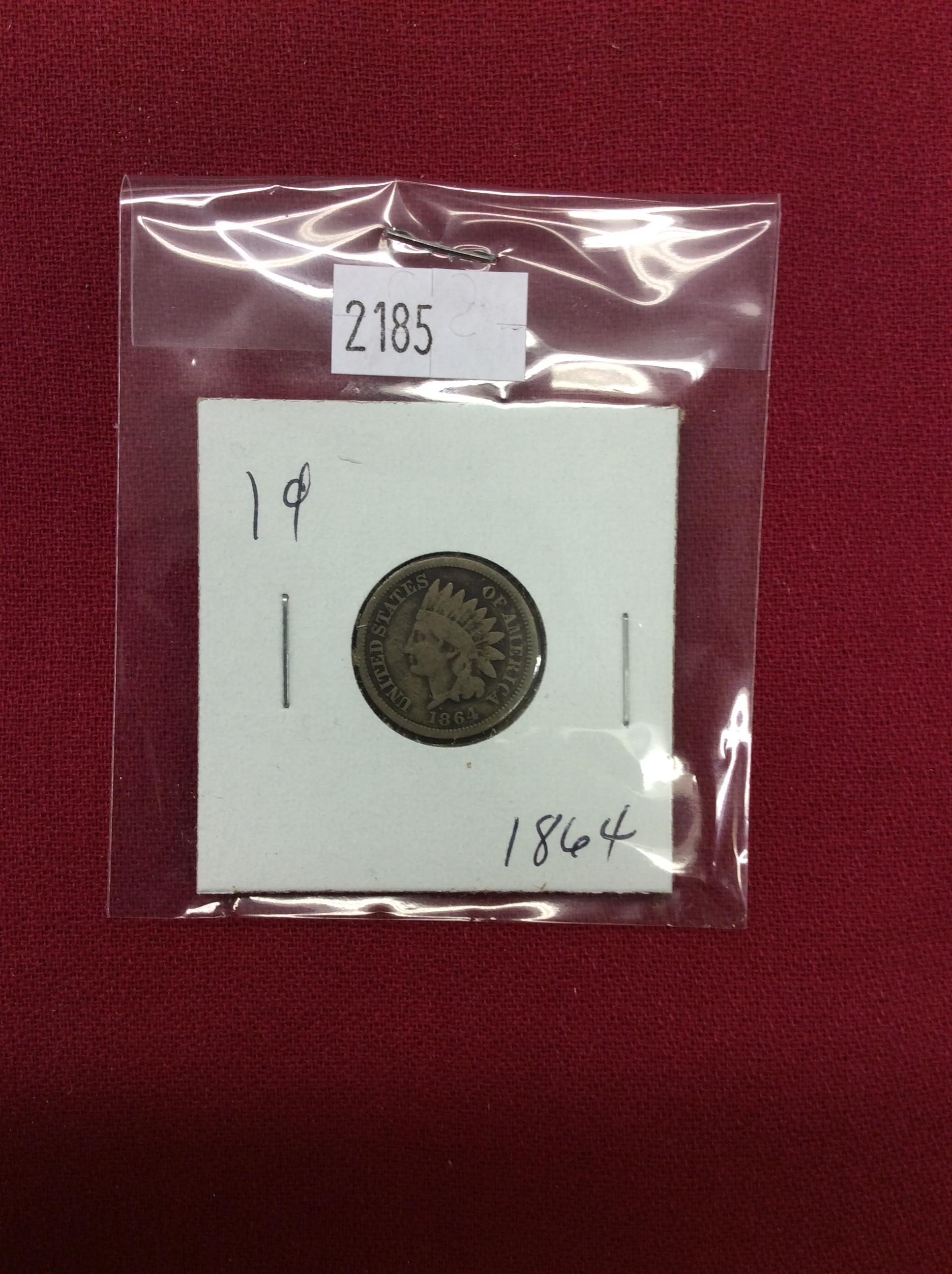 1864 Indian Head Cent