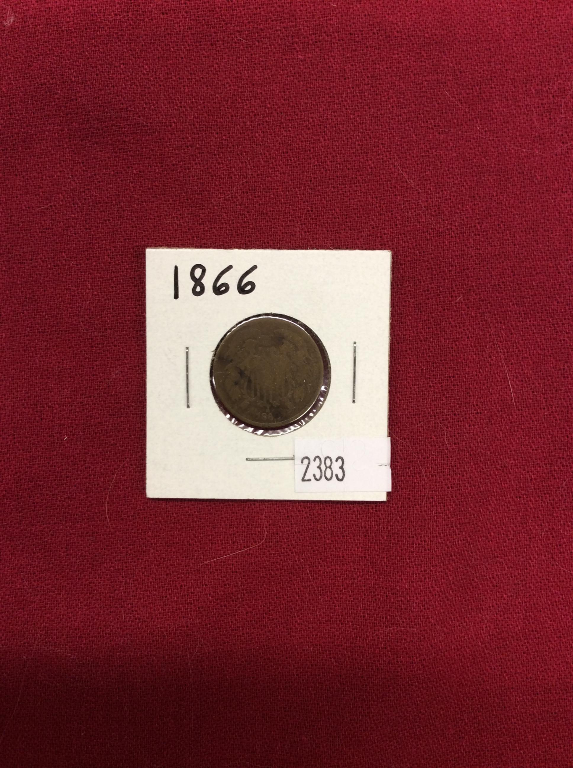 1866 2 Cent Piece