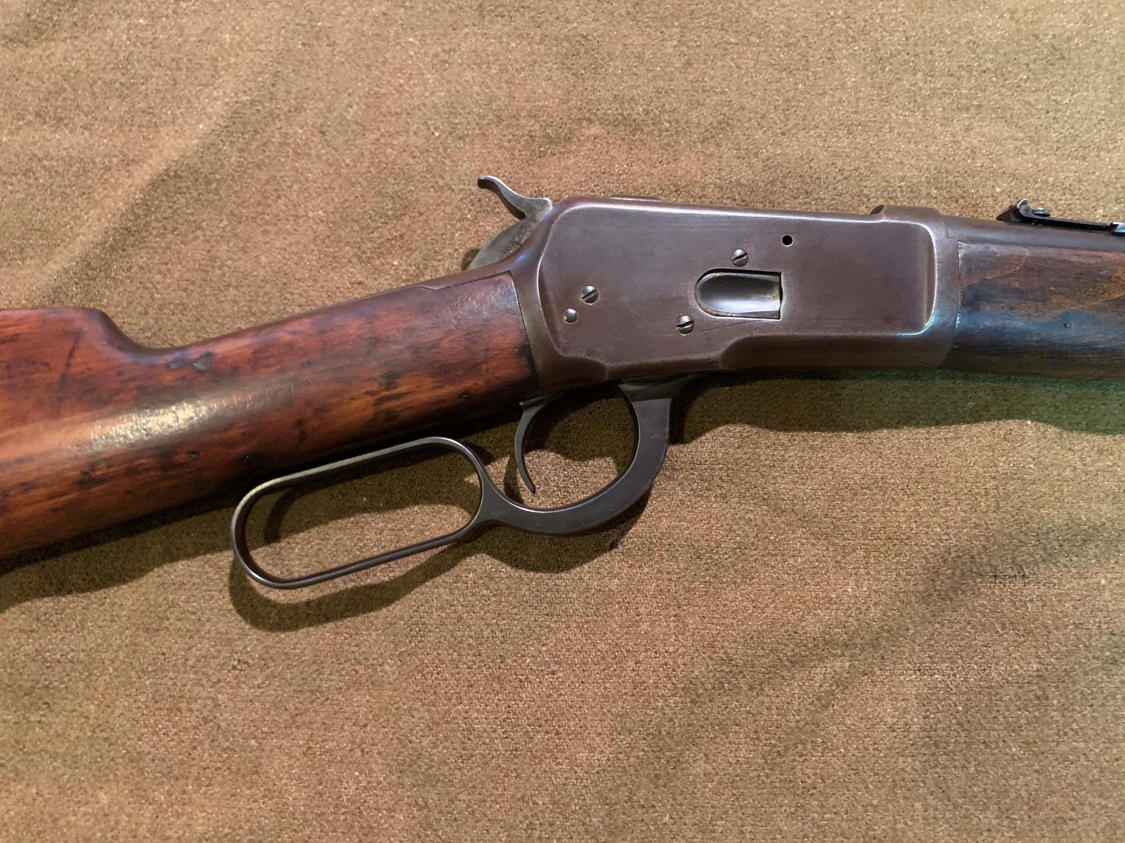 Winchester Md. 1892 .32 WCF with Saddle Ring, Carbine, Original Sites, Made