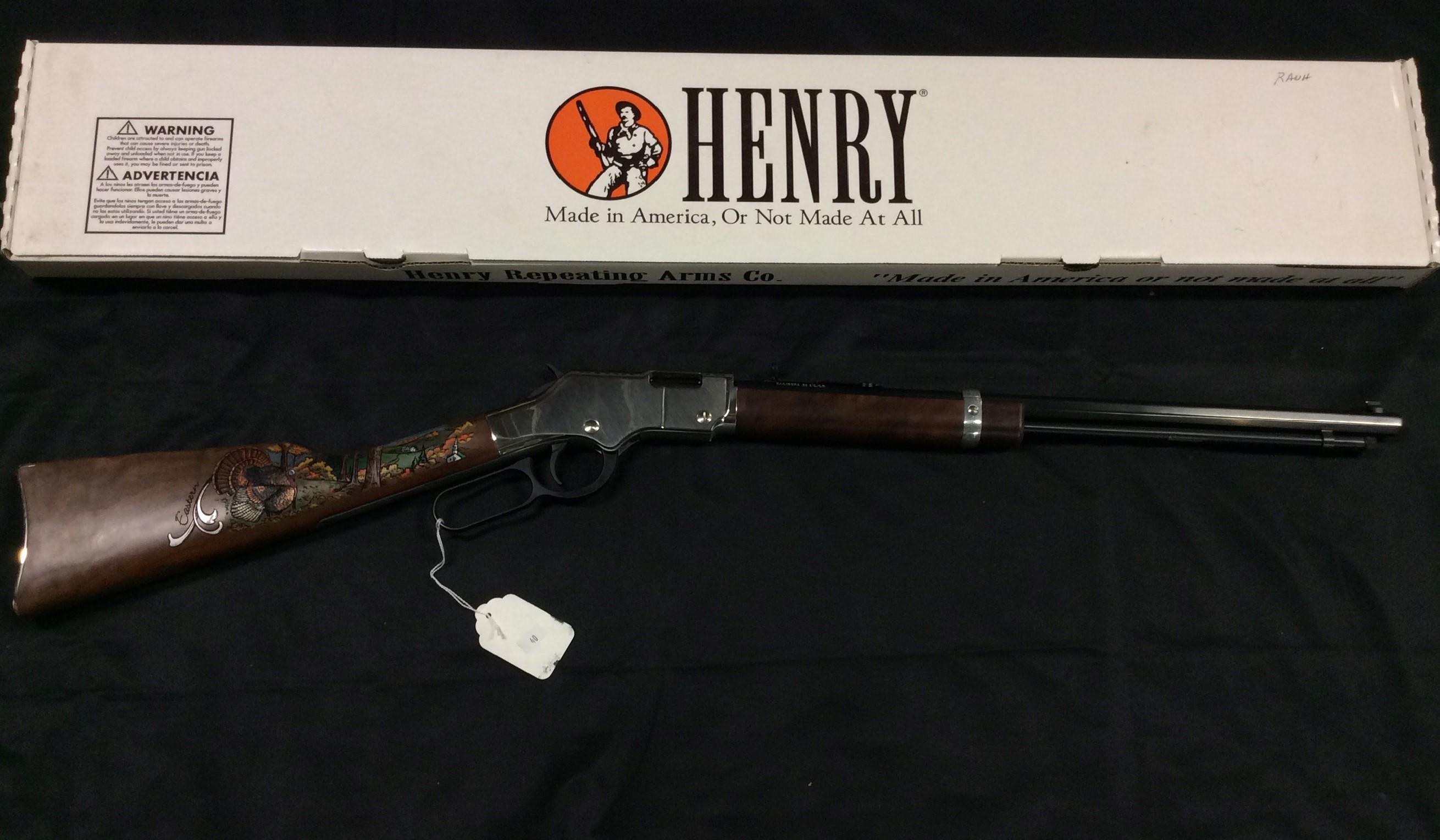 Henry Silver Eastern, Lever Action .22 S-L-LR w/ Octagon Barrel & Turkey Sc