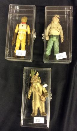 3 Star Wars Figures: Ewok, Bossk, Orrimaarko