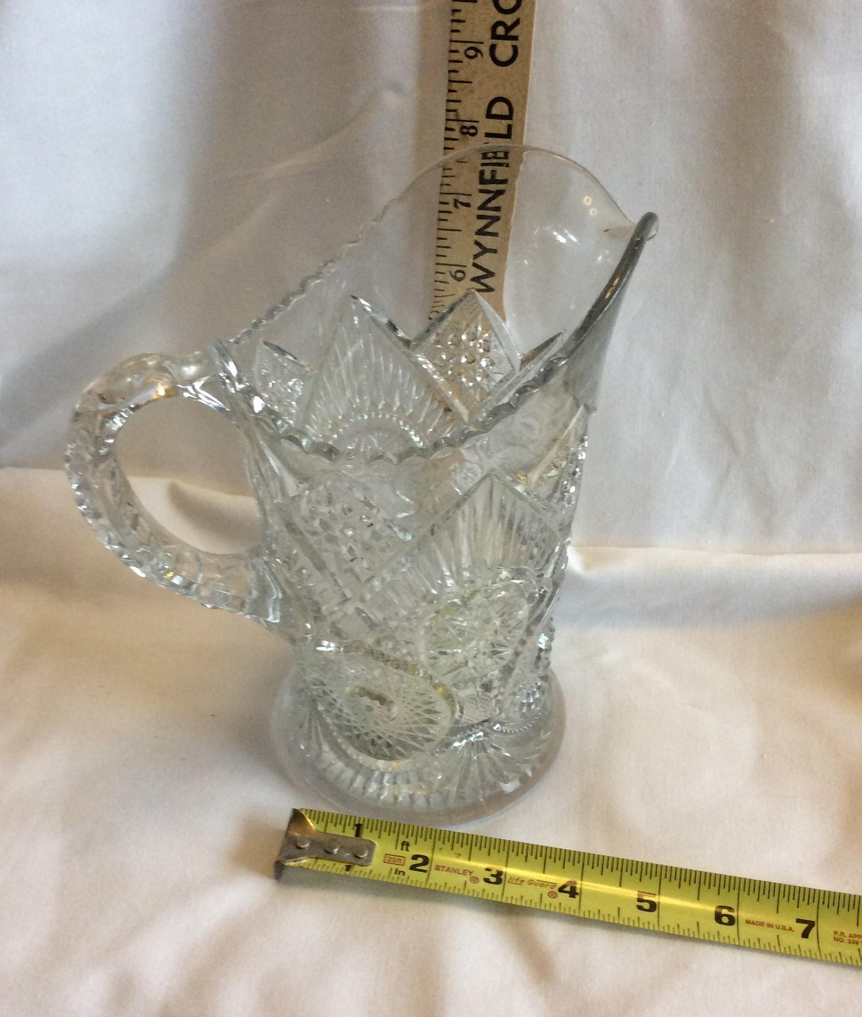 Cut Glass Pitcher