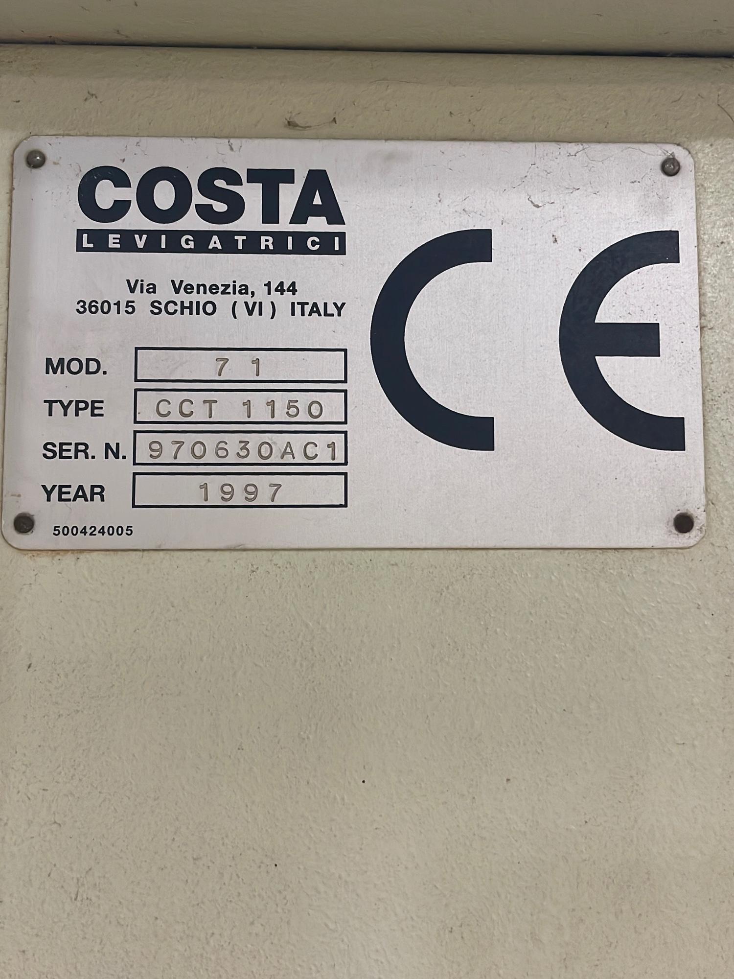 1997 Costa Wide Belt Sander Model 71 CCT 1150 Serial 970630AC1 NOT OPERATIO