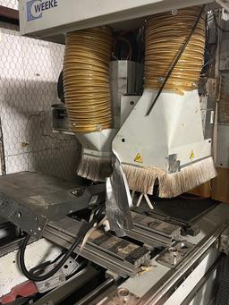 2006 Weeke Optimat BHC Venture 3 Wood CNC Machining Center Serial Number 0-