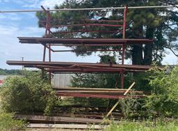PICK UP LOCATION MARSHALL, TX: Assorted Angle Iron, Tube Steel and Rack