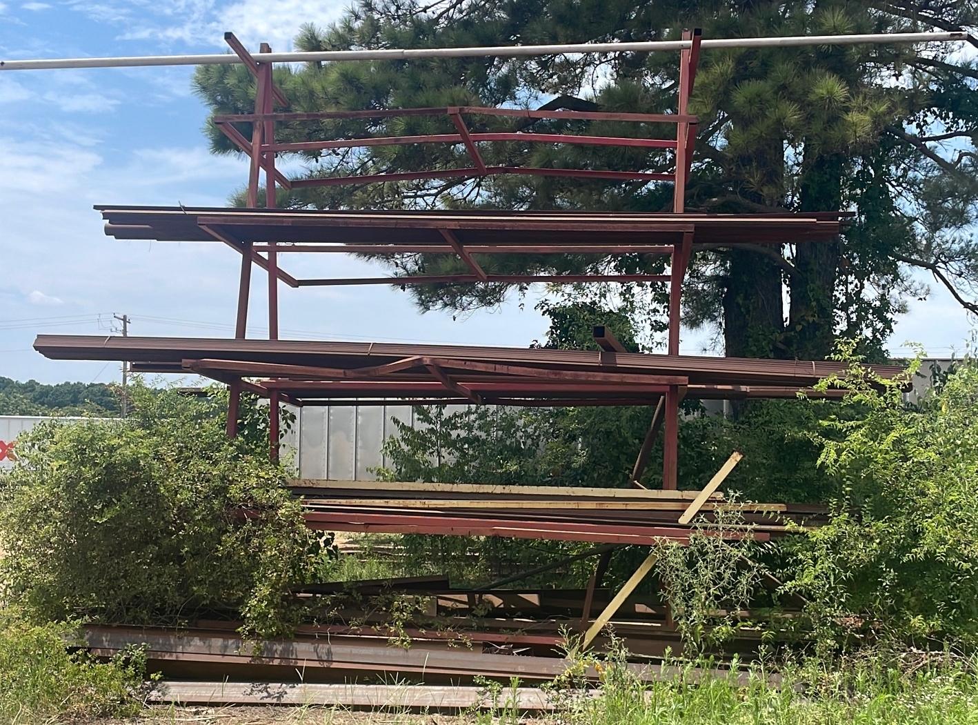 PICK UP LOCATION MARSHALL, TX: Assorted Angle Iron, Tube Steel and Rack