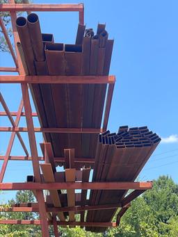 PICK UP LOCATION MARSHALL, TX: Assorted Angle Iron, Tube Steel and Rack