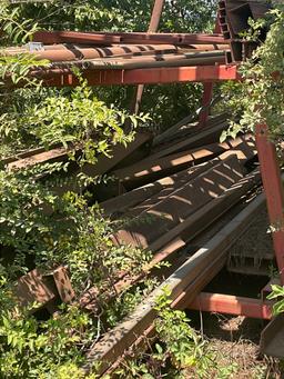 PICK UP LOCATION MARSHALL, TX: Assorted Angle Iron, Tube Steel and Rack