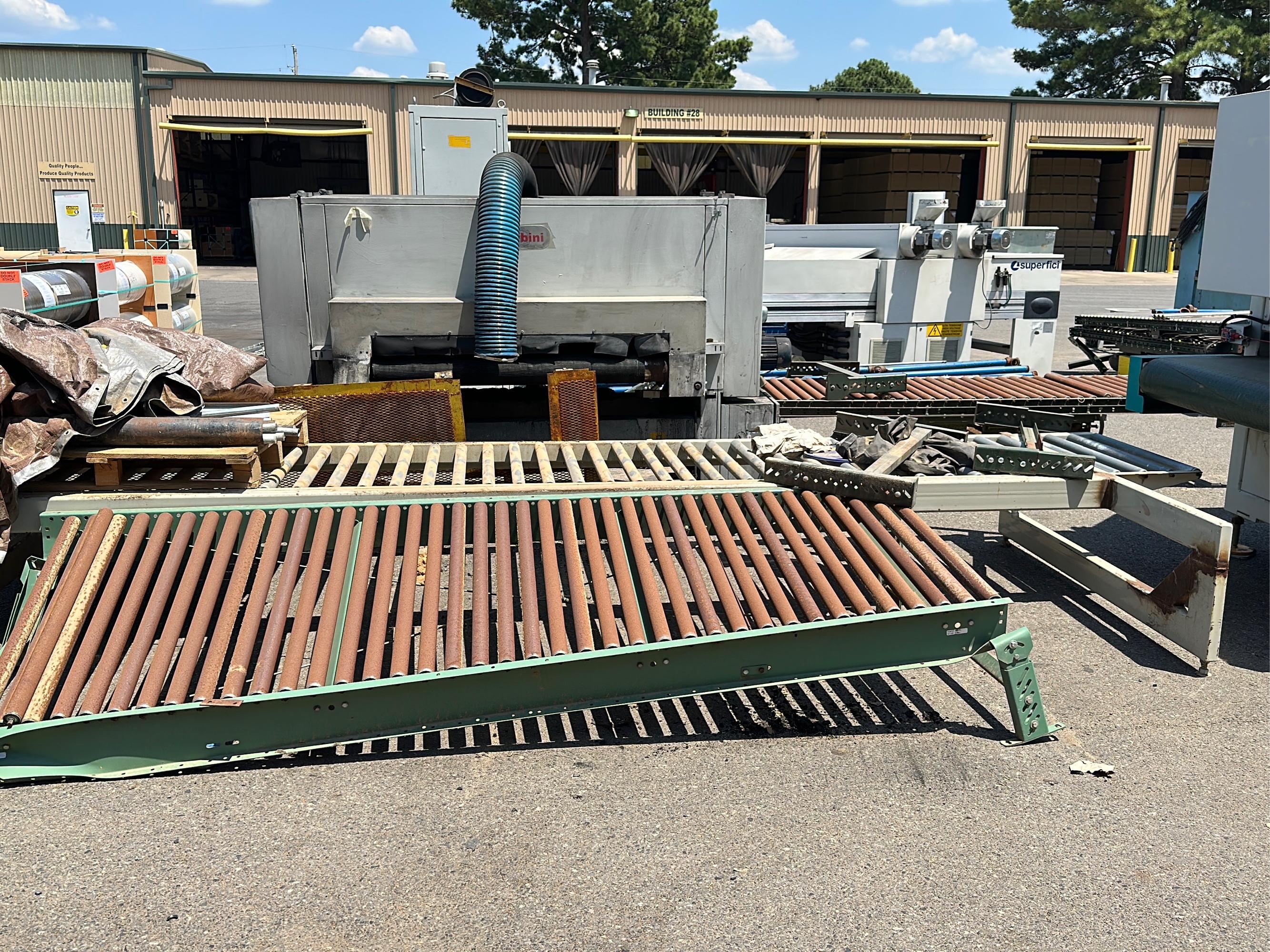 PICK UP LOCATION MARSHALL, TX: Scrap, Conveyor Rollers, Conveyor Tables, Steel Pipe and Sorbini Mach