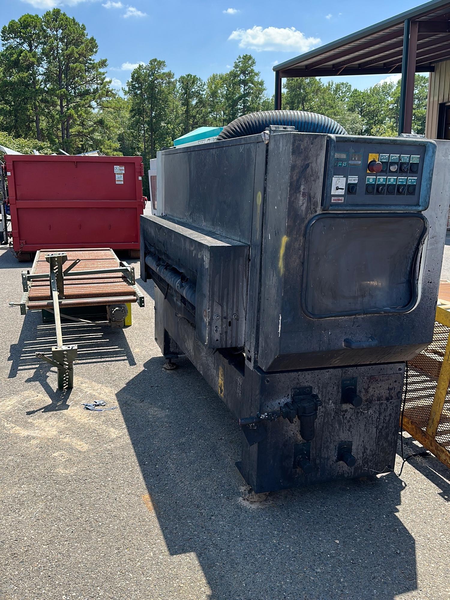 PICK UP LOCATION MARSHALL, TX: Scrap, Conveyor Rollers, Conveyor Tables, Steel Pipe and Sorbini Mach