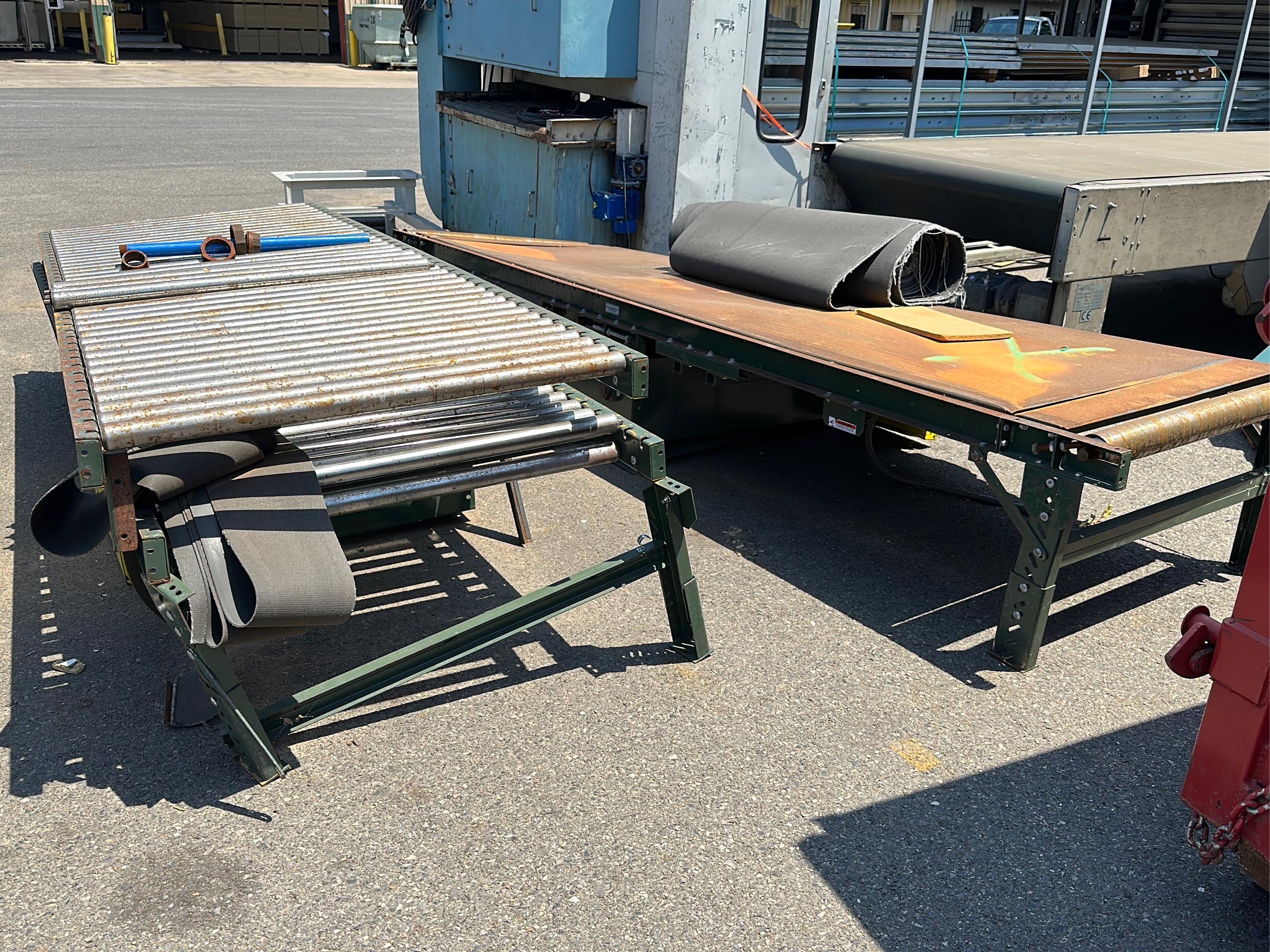 PICK UP LOCATION MARSHALL, TX: Scrap, Conveyor Rollers, Conveyor Tables, Steel Pipe and Sorbini Mach