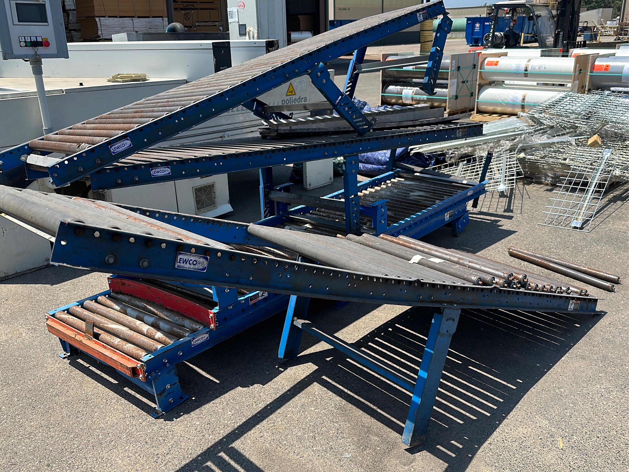 PICK UP LOCATION MARSHALL, TX: Scrap, Conveyor Rollers, Conveyor Tables, Steel Pipe and Sorbini Mach