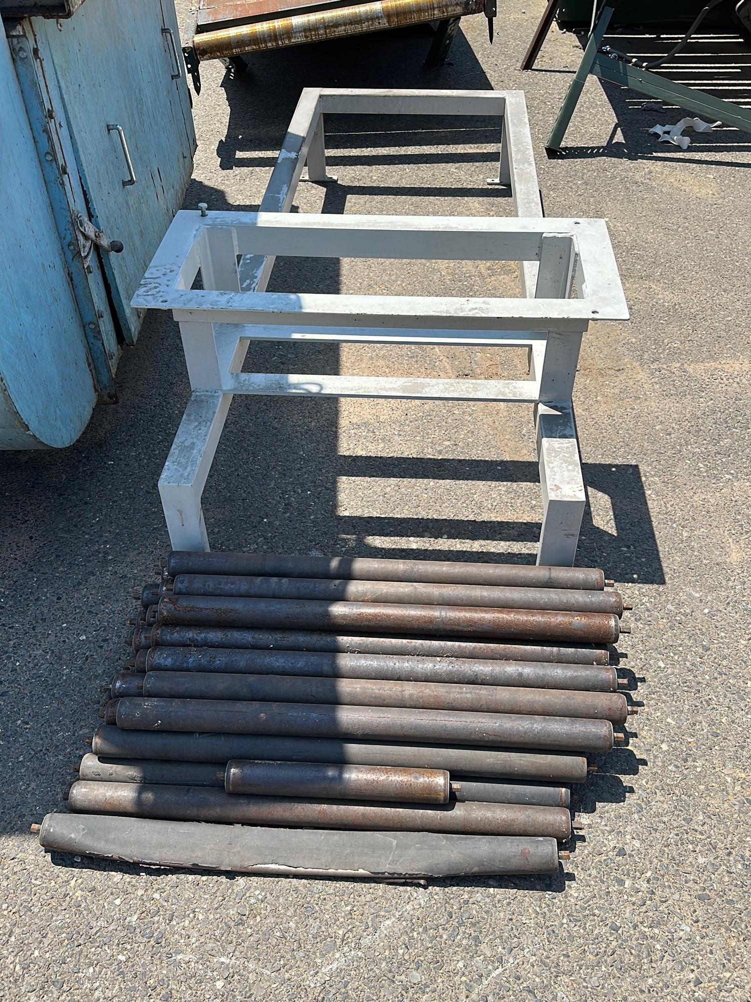 PICK UP LOCATION MARSHALL, TX: Scrap, Conveyor Rollers, Conveyor Tables, Steel Pipe and Sorbini Mach