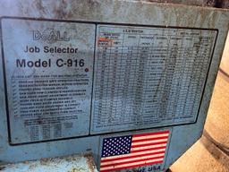 DoAll model C-916a horizontal band saw, feed stock roller not included - A $200 Rigging fee will be