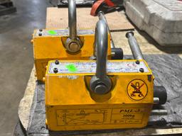 Two permanent magnetic lifters pml3 300kg