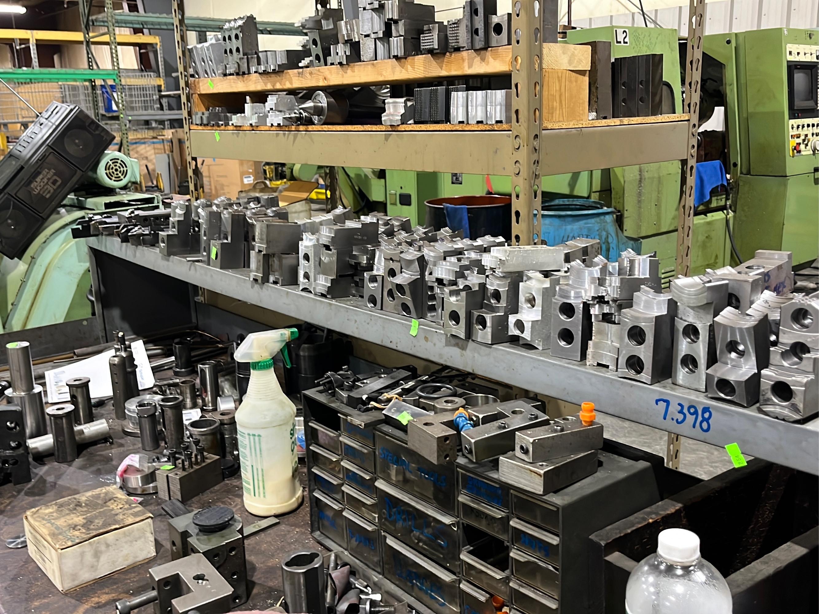 Custom tooling and workbench 60x34x33"