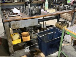 Custom tooling and workbench 60x34x33"