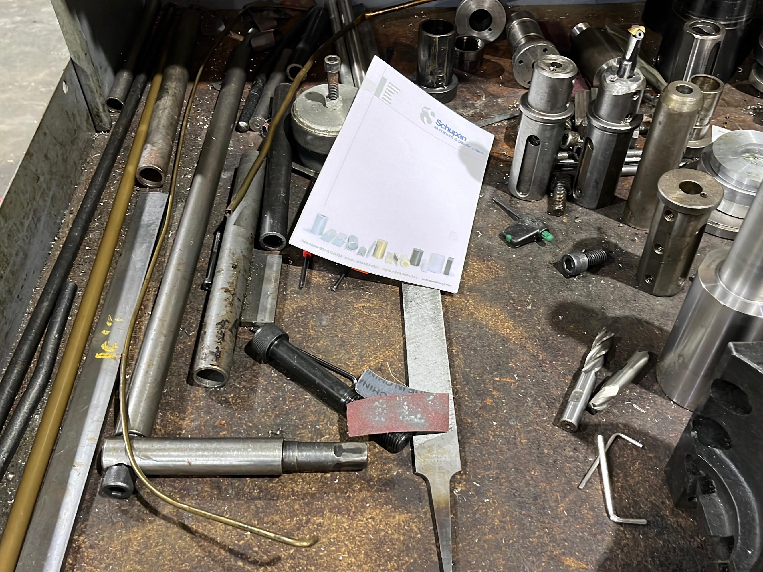 Custom tooling and workbench 60x34x33"