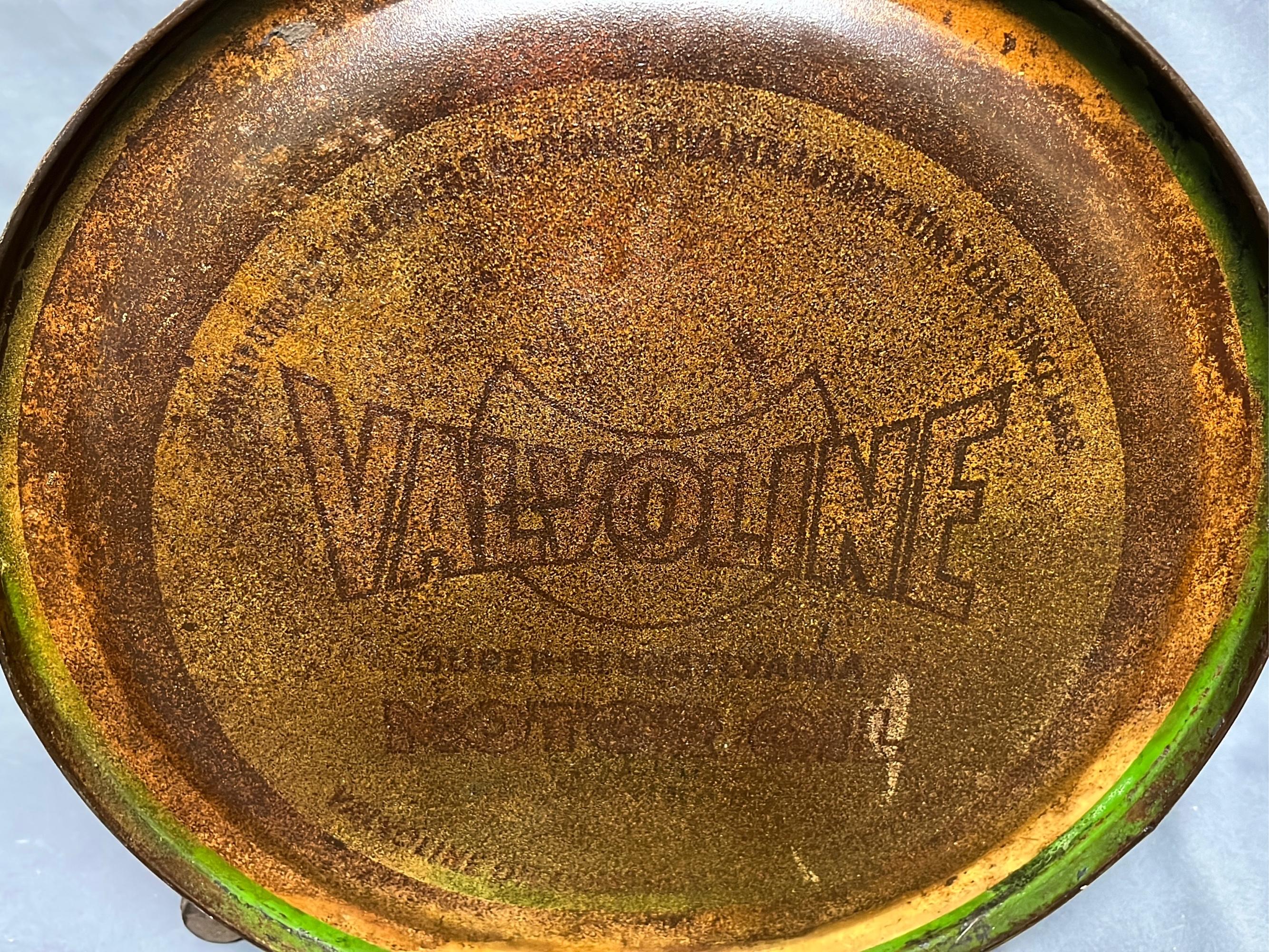 Valvoline tip can 14"