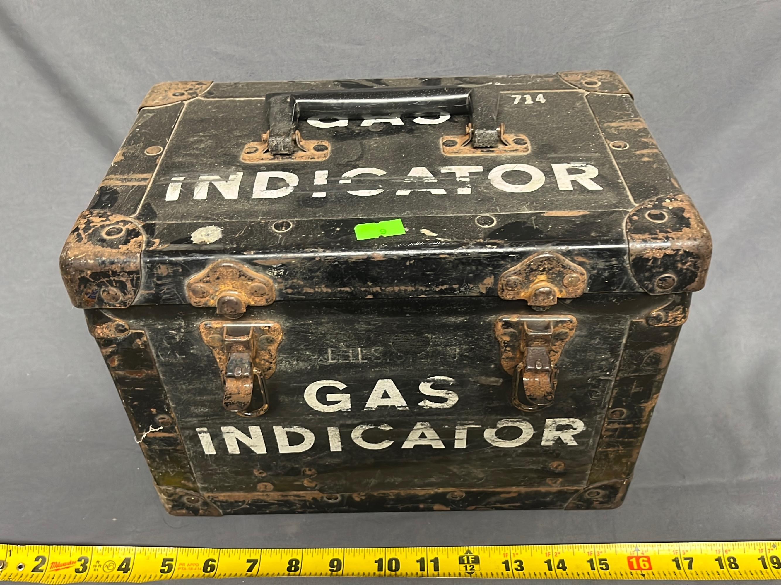 Gas indicator kit vintage 11x7x8"