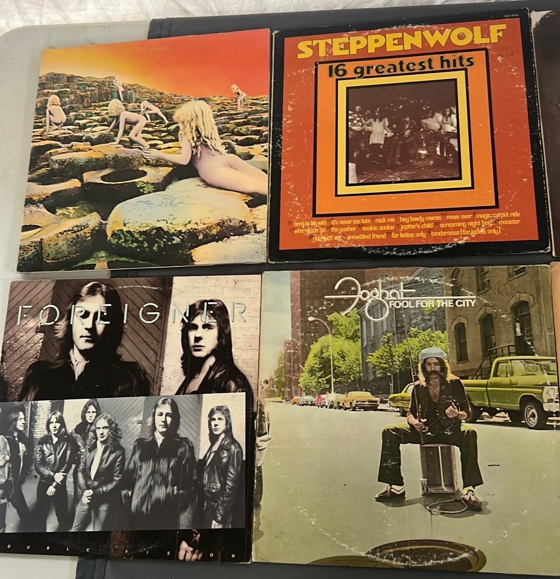 Record assortment inc. AC DC, Gordon Lightfoot, Foreigne, Lynrd Skynyrd, an