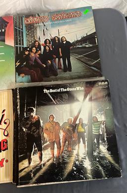 Record assortment inc. AC DC, Gordon Lightfoot, Foreigne, Lynrd Skynyrd, an