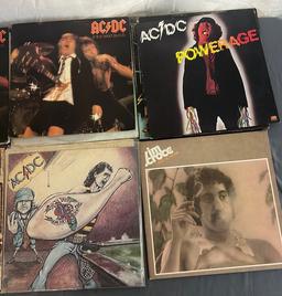 Record assortment inc. AC DC, Gordon Lightfoot, Foreigne, Lynrd Skynyrd, an