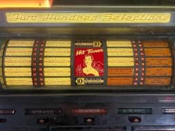 Seelburg Select-O-Matic 200 Juke Box, Model HF100R, Plays 45s, Wall mount record selectors included,