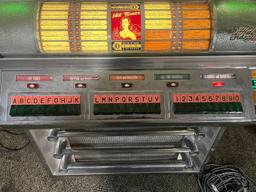 Seelburg Select-O-Matic 200 Juke Box, Model HF100R, Plays 45s, Wall mount record selectors included,
