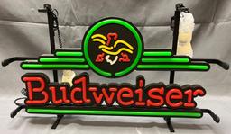 Budweiser Neon Bar Sign with Logo