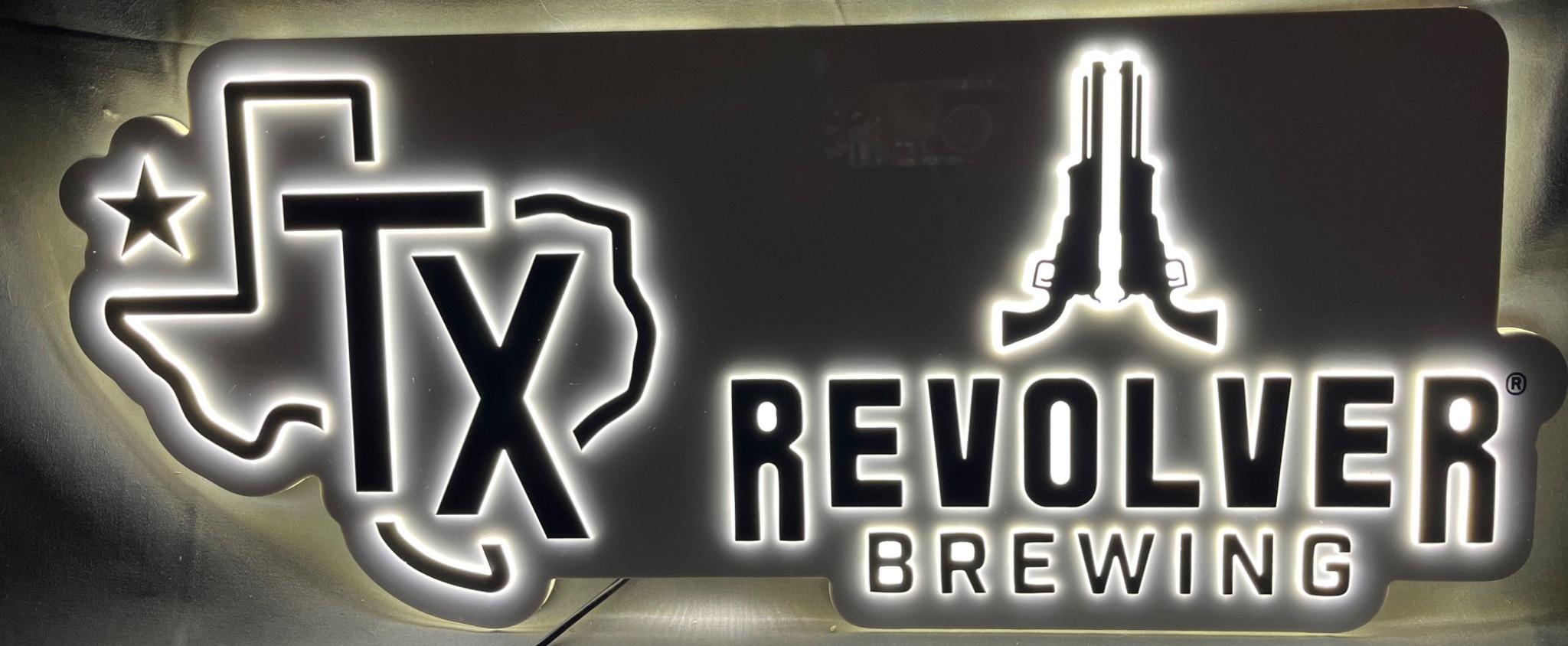 Revolver Brewing LED Illuminated Beer Sign