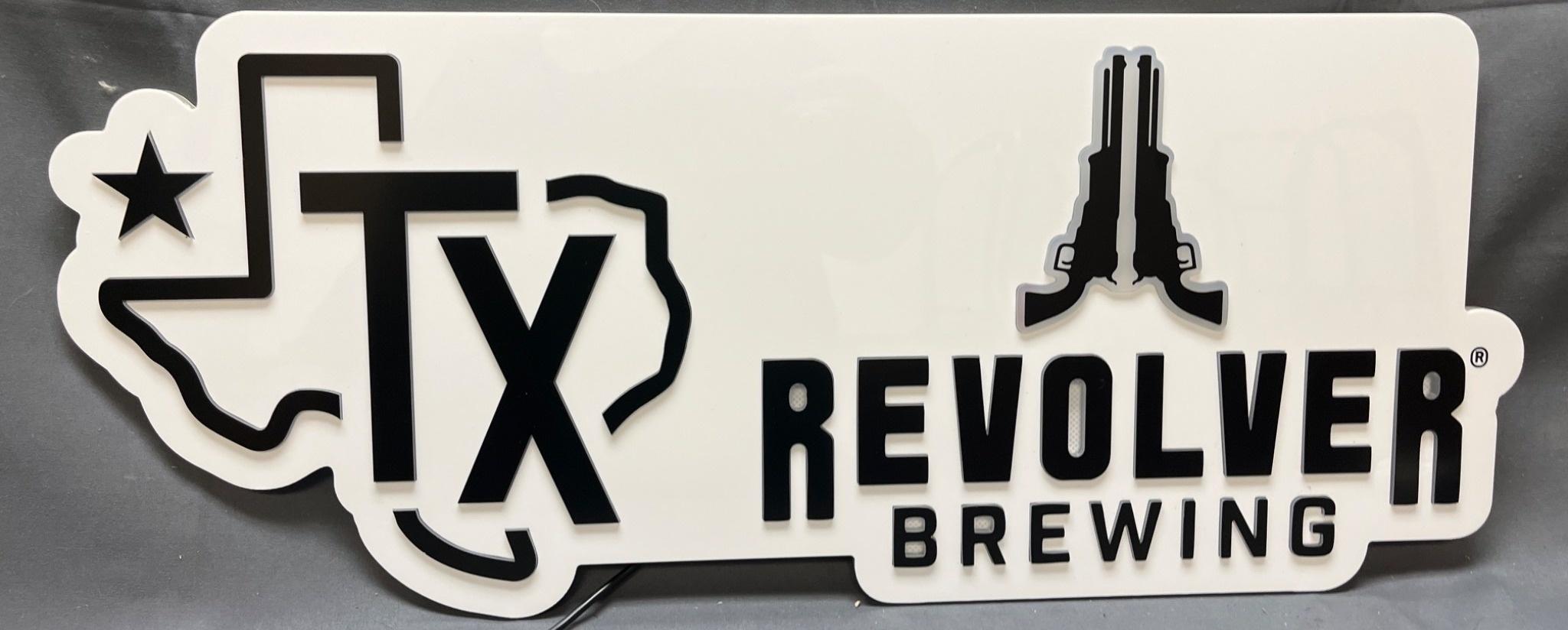 Revolver Brewing LED Illuminated Beer Sign