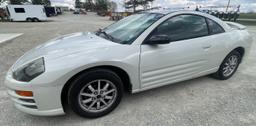 2001 Mitsubishi Eclipse GS, Runs and Drives, New Battery and Alternator, Needs Brakes, 102,939 Miles