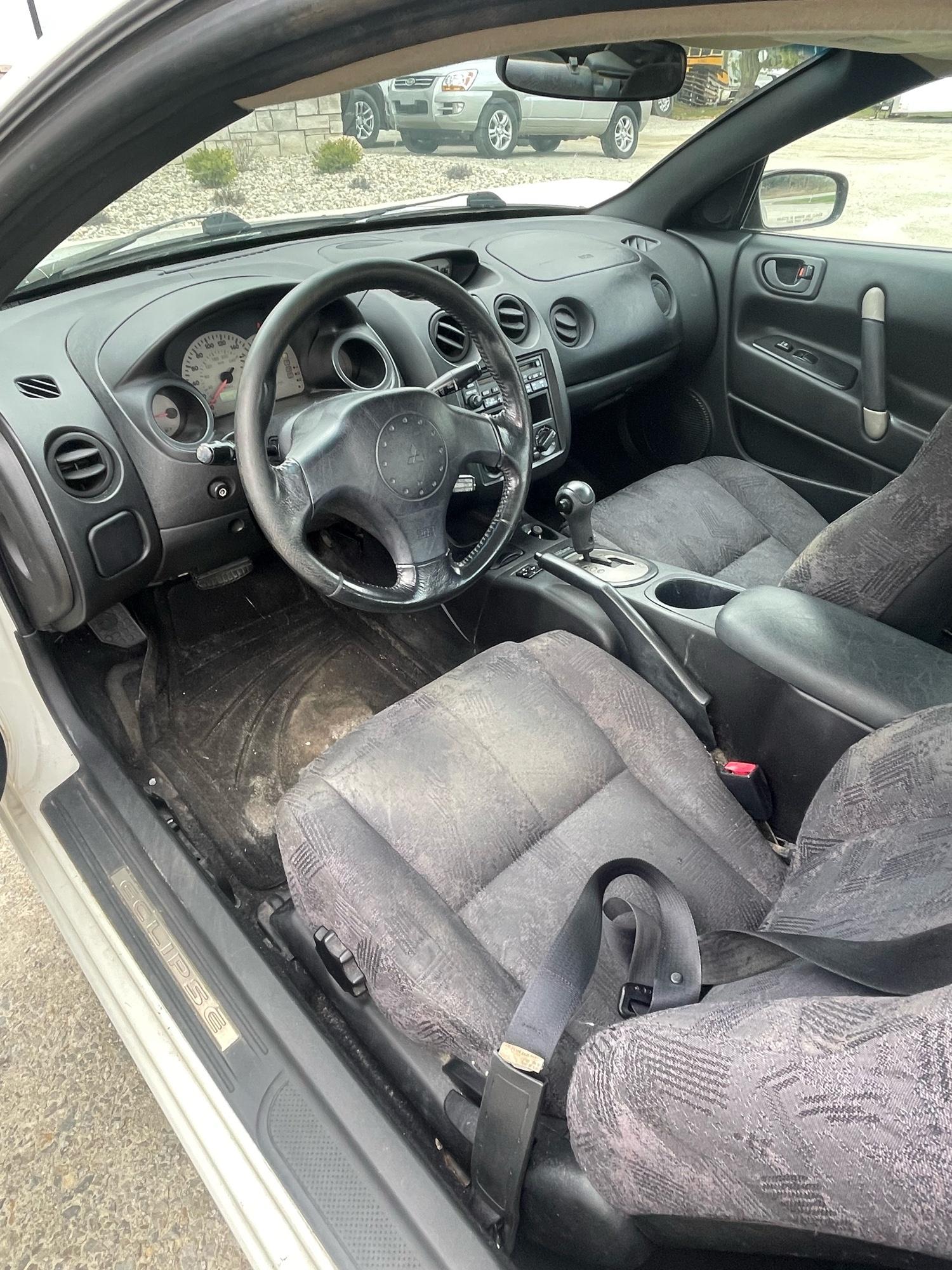2001 Mitsubishi Eclipse GS, Runs and Drives, New Battery and Alternator, Needs Brakes, 102,939 Miles