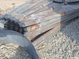 Grain bin roof sections 9ft with center ring , approximately 10 sections
