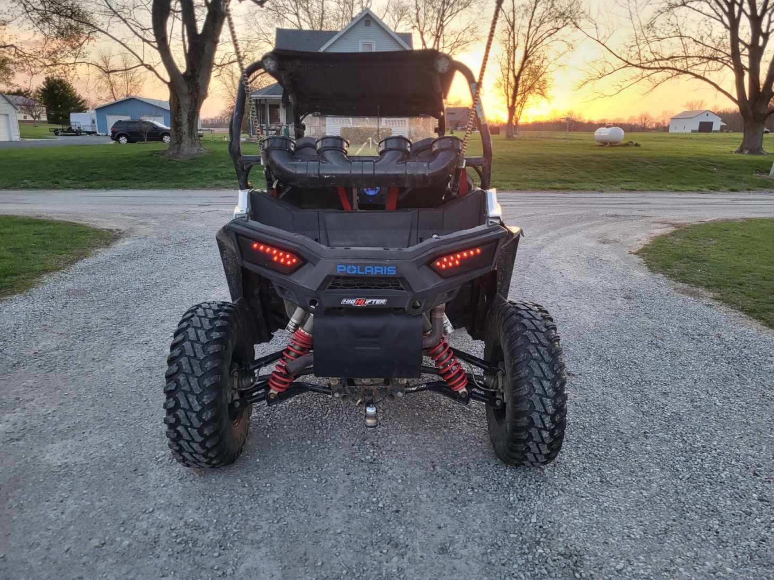 2016 Polaris RZR 1000s XP, Kenwood Sound System, Turn signals and brake lights, Rock Sliders and Mat