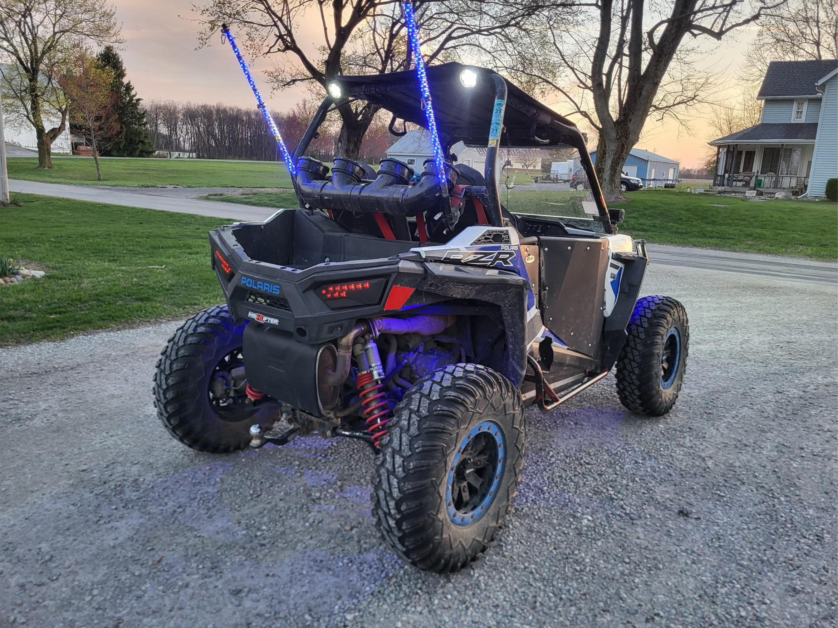 2016 Polaris RZR 1000s XP, Kenwood Sound System, Turn signals and brake lights, Rock Sliders and Mat