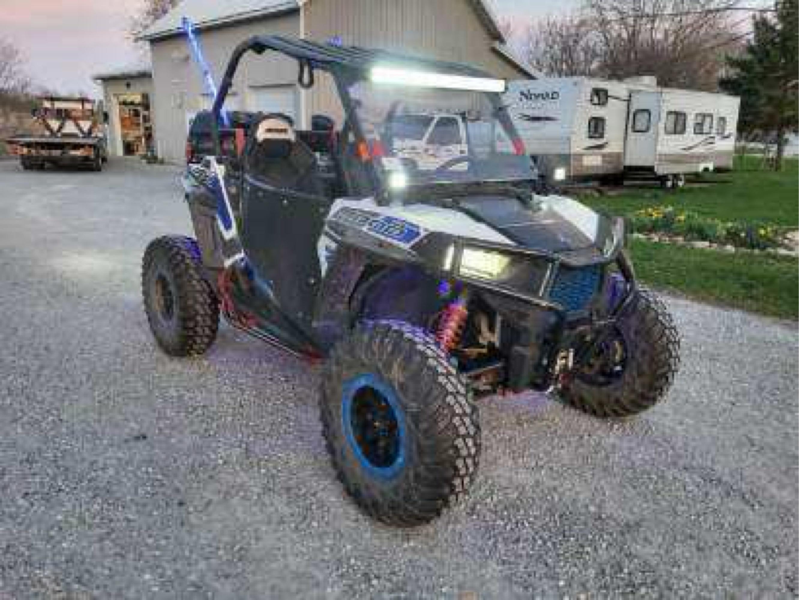2016 Polaris RZR 1000s XP, Kenwood Sound System, Turn signals and brake lights, Rock Sliders and Mat
