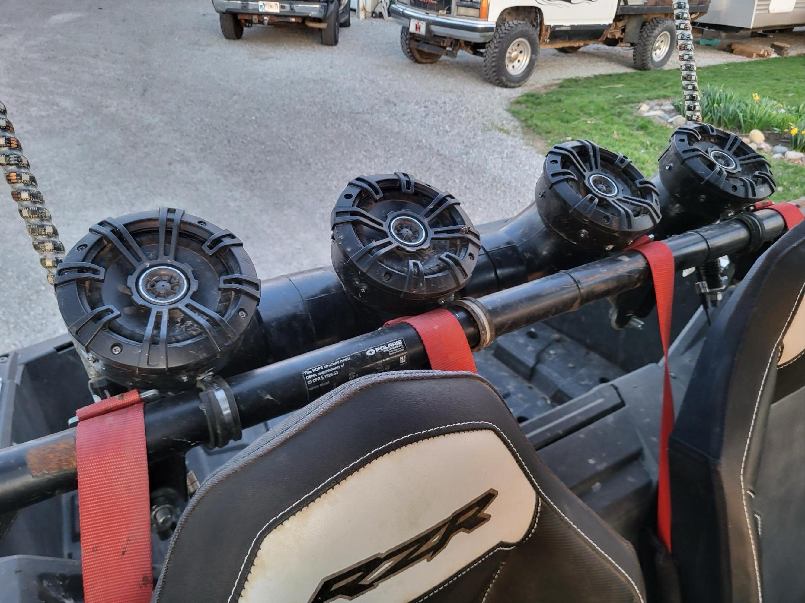 2016 Polaris RZR 1000s XP, Kenwood Sound System, Turn signals and brake lights, Rock Sliders and Mat